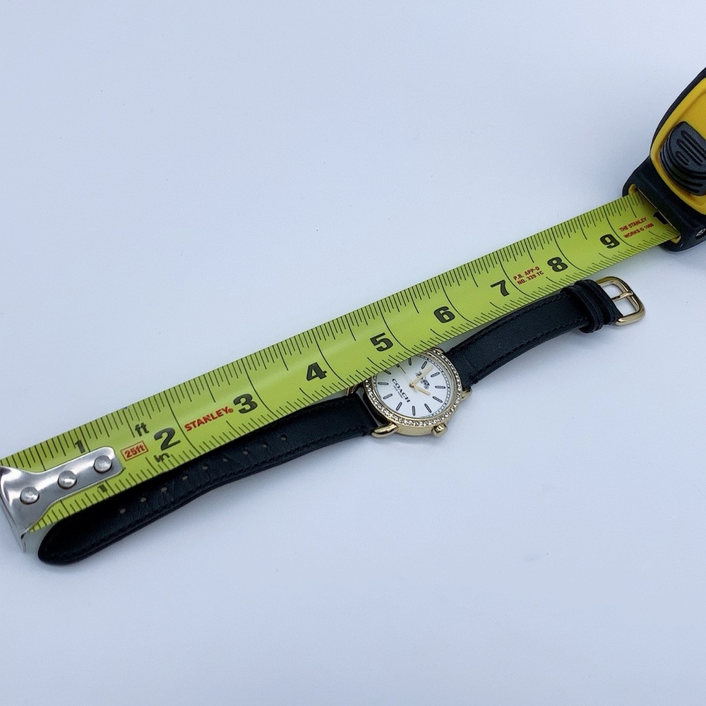 Coach Gold and Black Crystal-Accented Watch - Picture 13 of 13